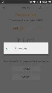 Xperia Transfer Mobile captura 2