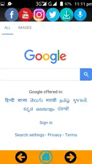 Infinity Browser captura 4