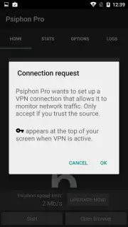 Psiphon Pro captura 11