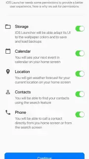iOS Launcher captura 2