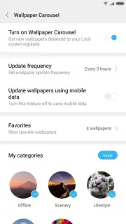 Mi Wallpaper Carousel captura 4