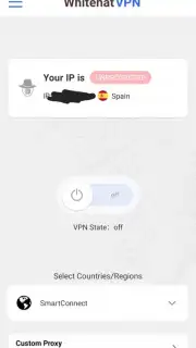 WhitehatVPN captura 1