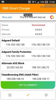 DNS Smart Changer captura 3