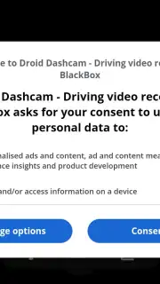 Droid Dashcam - Driving video recorder captura 2