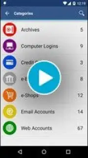 aWallet Password Manager captura 1