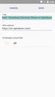 Samsung Internet Lite/Go captura 1