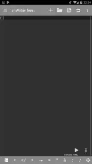 anWriter Free HTML Editor captura 1