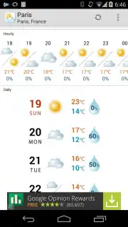 World Weather Widget captura 3
