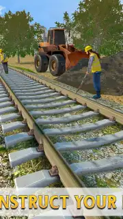 Train Station Construction Railway captura 5