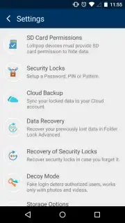 Folder Lock Advanced captura 1