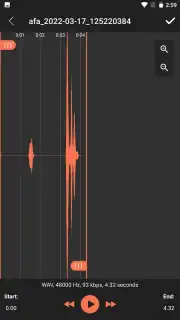 MP3 cutter captura 2