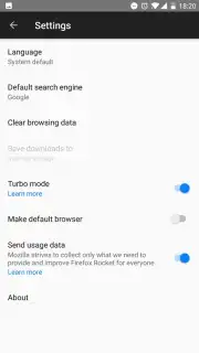 Firefox Lite captura 5