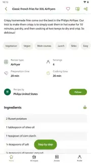 Kitchen+ Airfryer recipes captura 10