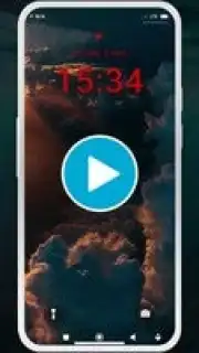 Wow Red Black Theme, Icon Pack captura 1